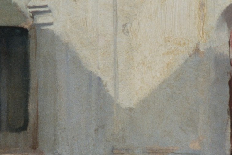 Sargent painted these shadows sensually.