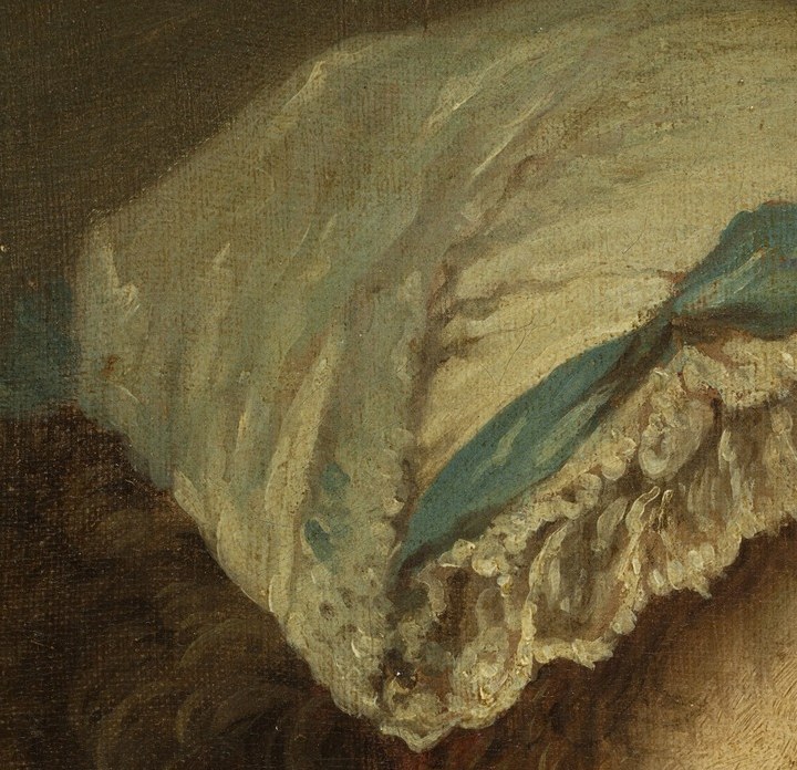 It shows his skill with delicate fabrics and soft light.
