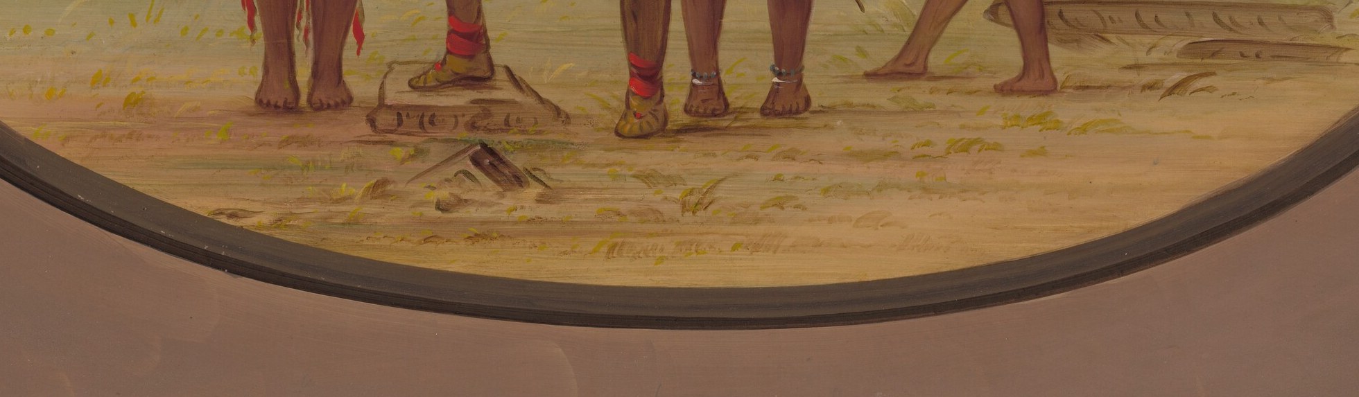 But this painting was made decades later, between 1855 and 1869.