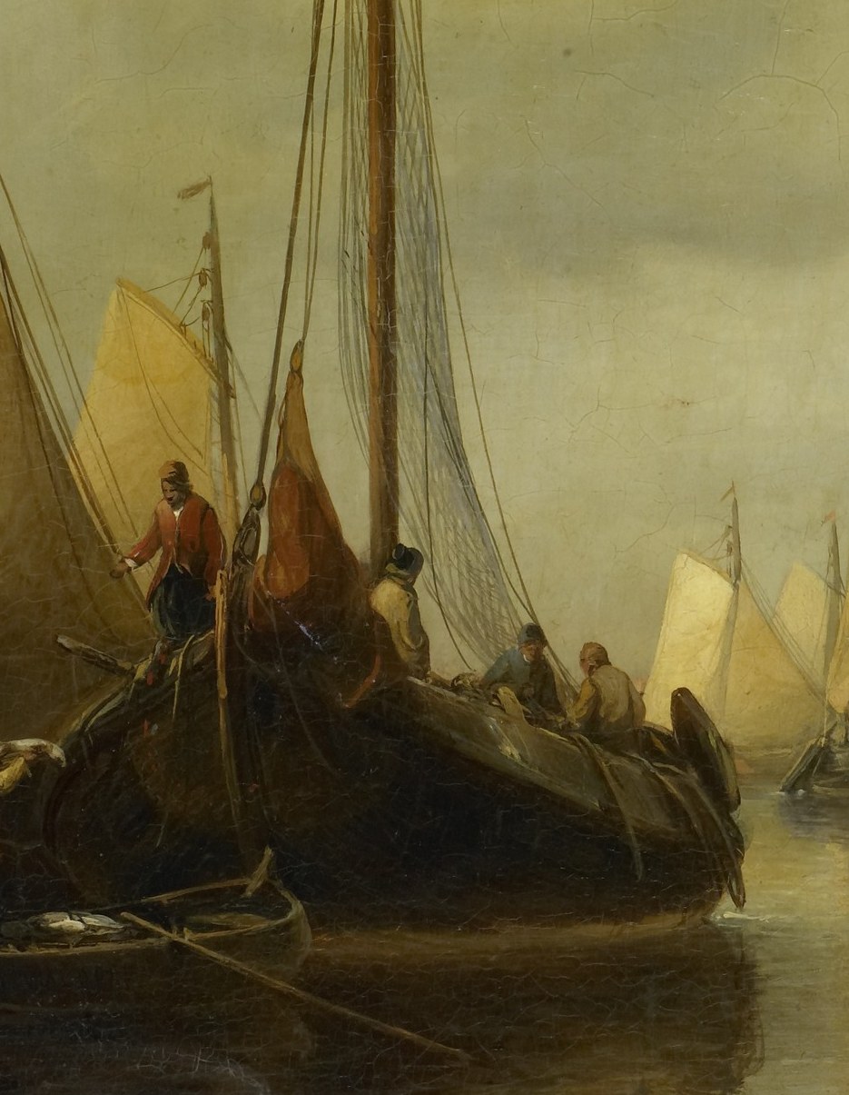 Painters went to harbors. They painted what was there.