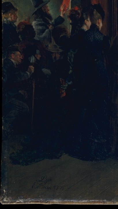 The painter was Spanish, living between Paris and London. He knew exactly how culture trades.