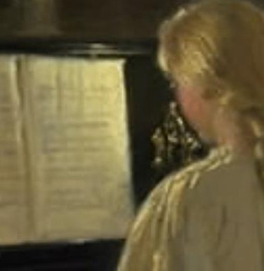 The musical notation is visible, hinting at the song being played.