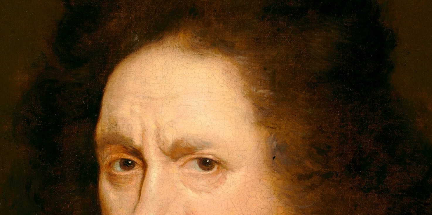 Look at his dark, steady eyes.