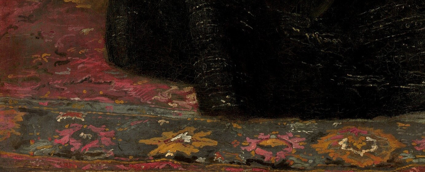 Even the carpet at her feet was a luxurious import.