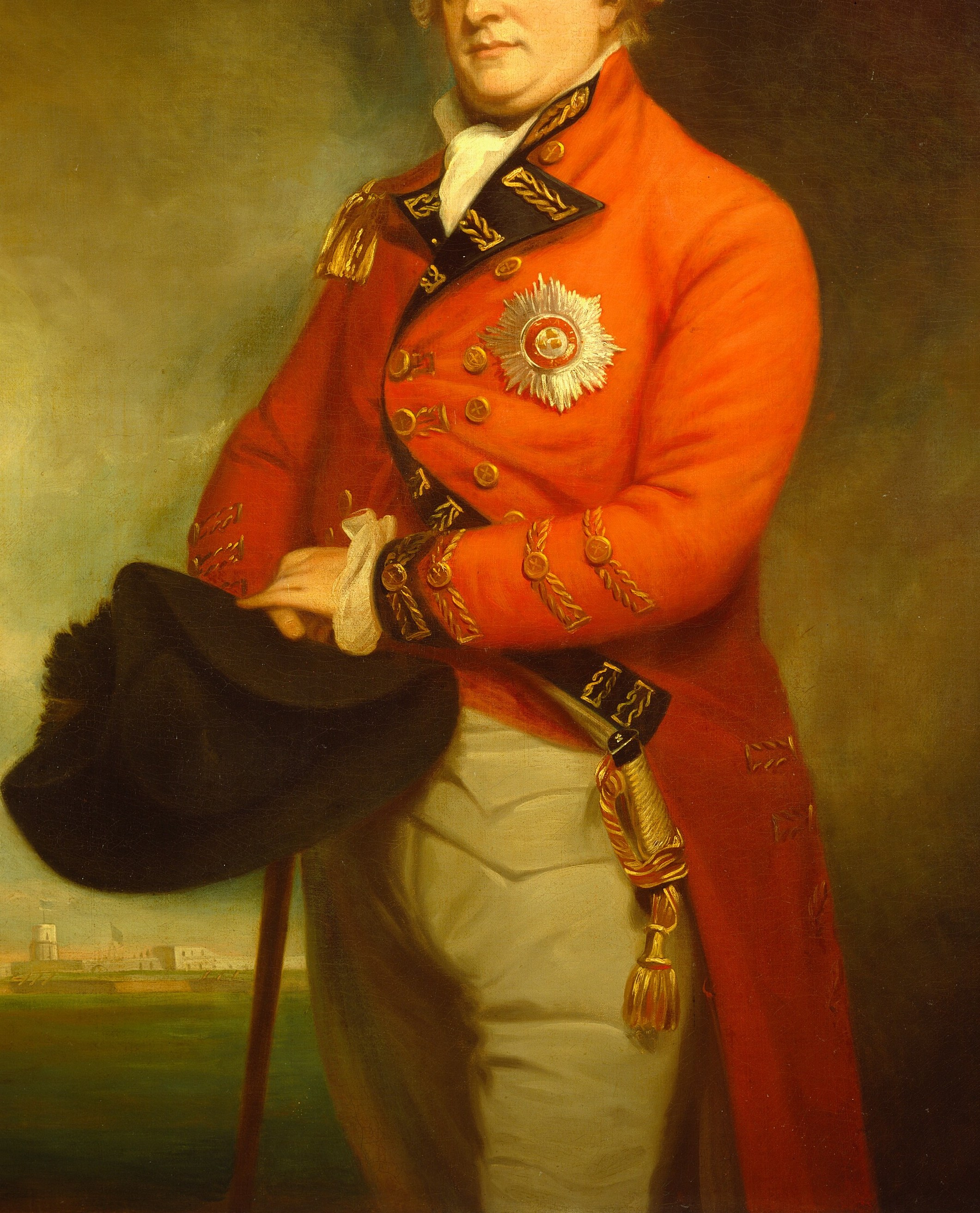 His uniform's scarlet color was the signature of the British Army.