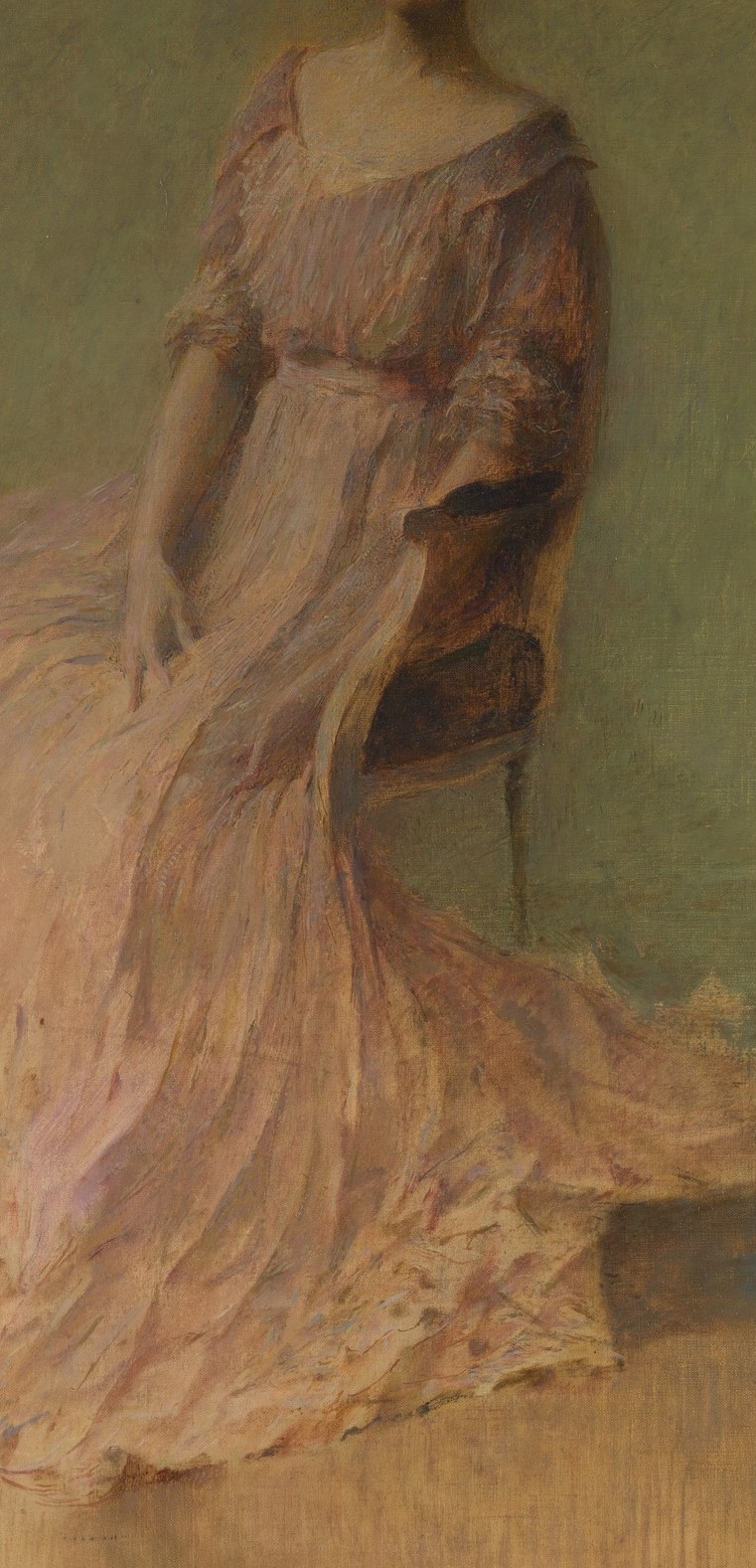 She feels at once refined and profoundly solitary.