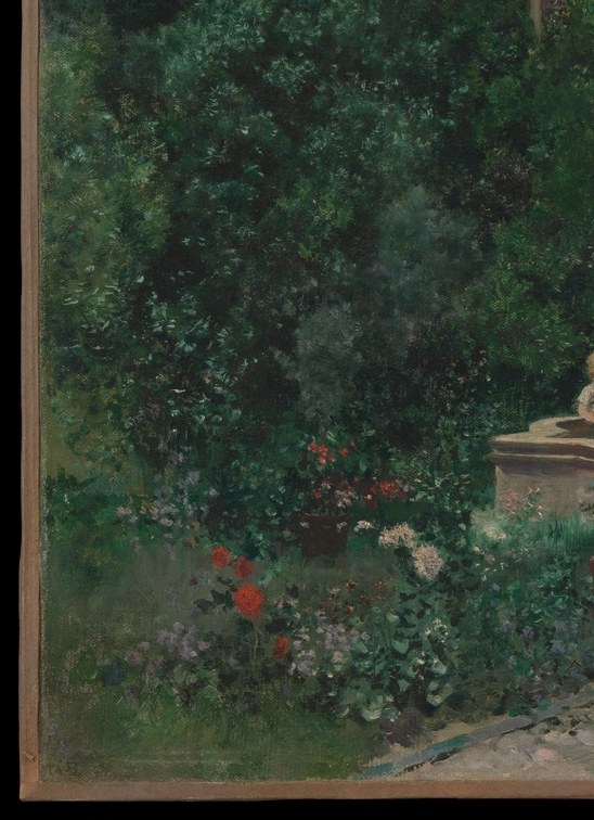 Martín Rico painted it in 1890, directly from nature outdoors.