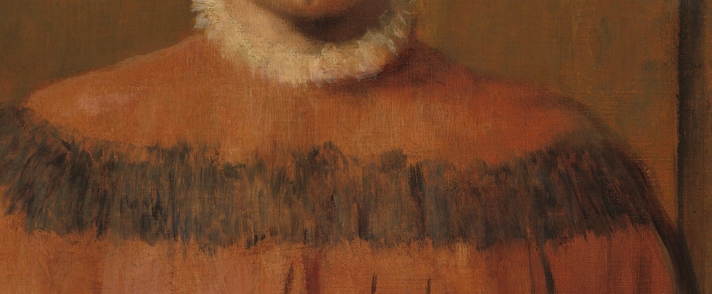 His brushwork here departs from academic finish.