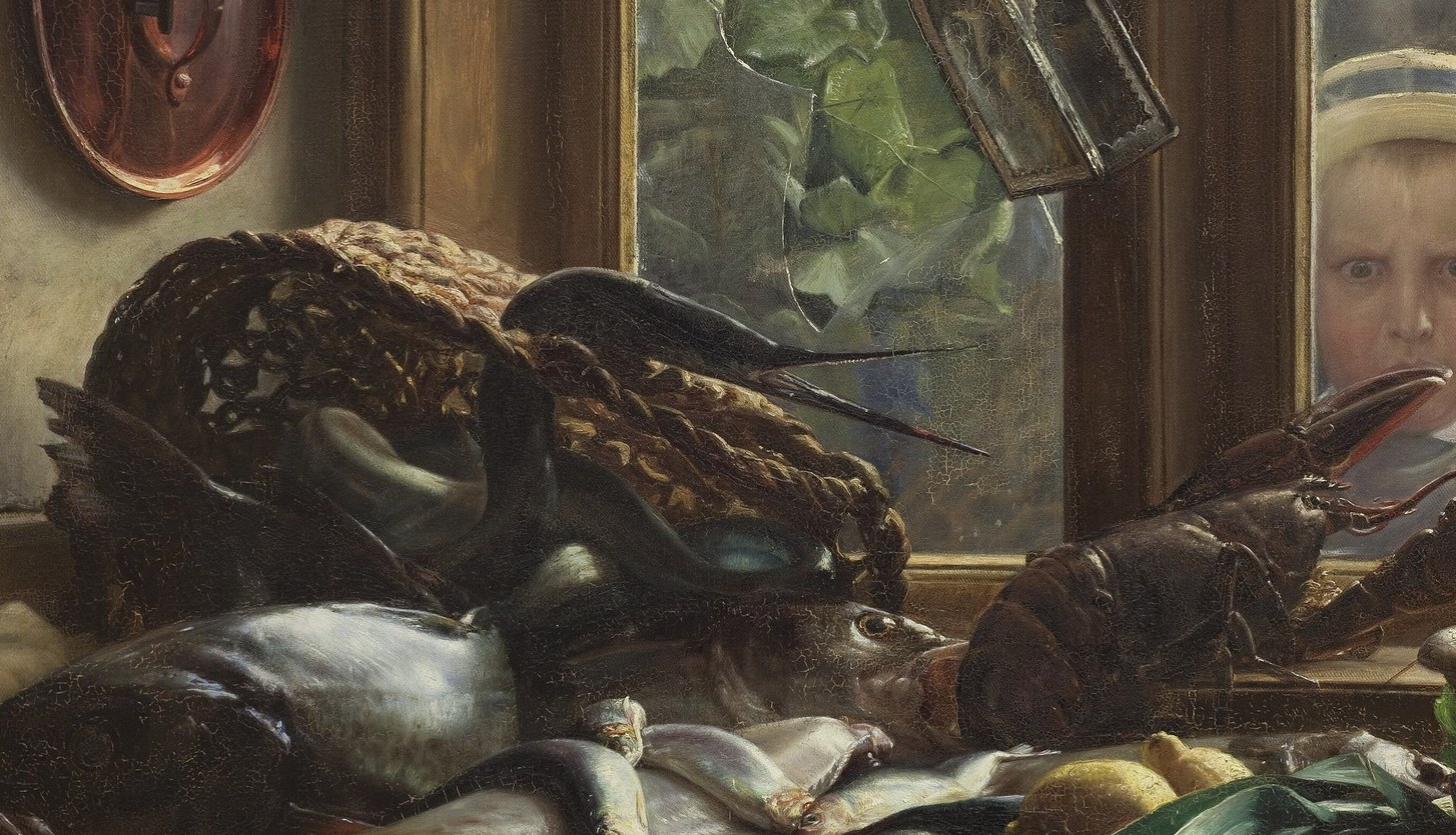 Bloch painted this late in life, in 1890, almost blind in one eye.