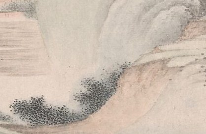 It shows a quiet, winding path into the lower mountains.