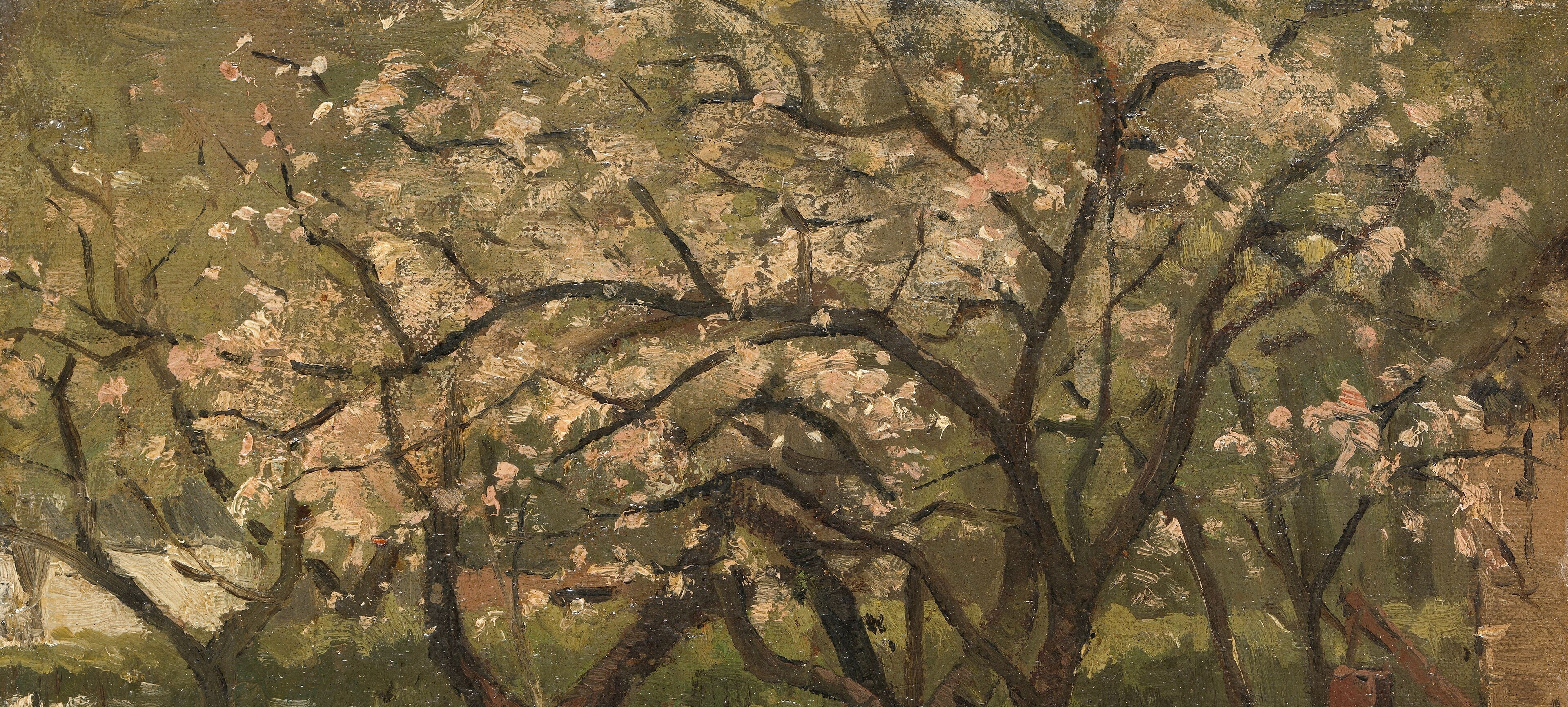 But Geo Poggenbeek painted more into his Dutch orchards.