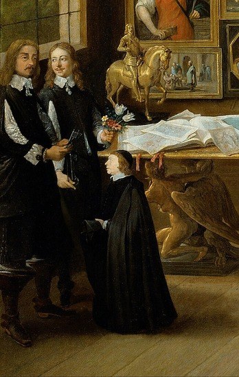 This painting was the catalogue. A printed book of engravings followed.