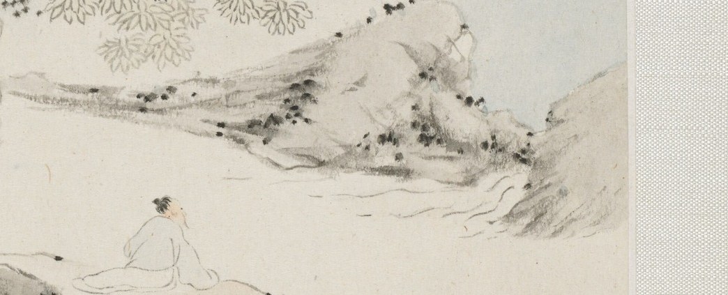The gentle curve of the water adds dynamism and guides the viewer's eye through the scene.