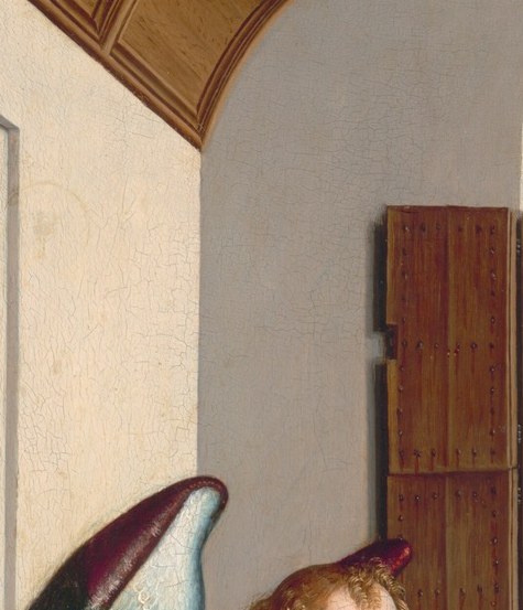Gabriel arrives in a prosperous Flemish bedroom.