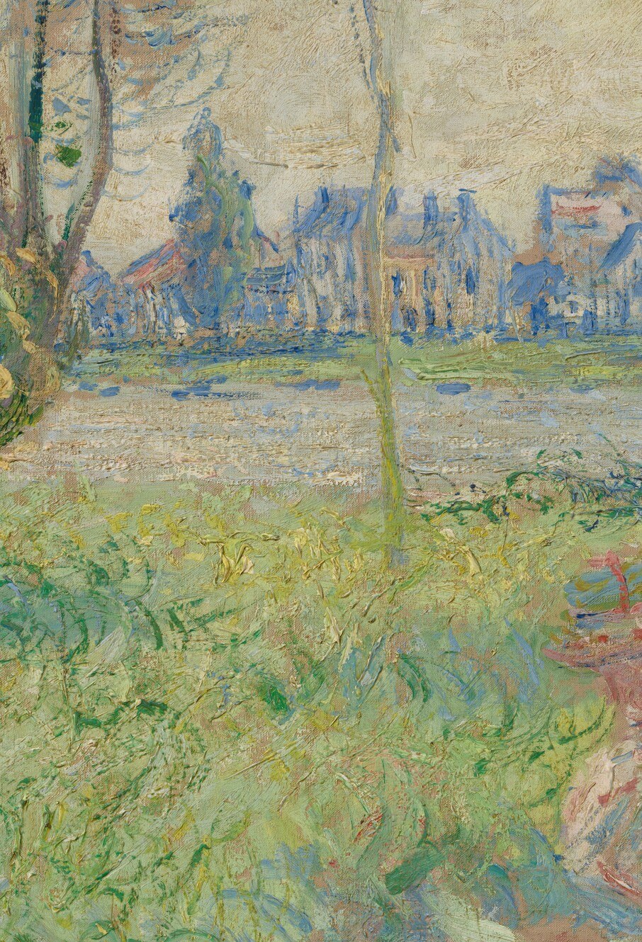 This painter often chose women as central figures in his landscapes.