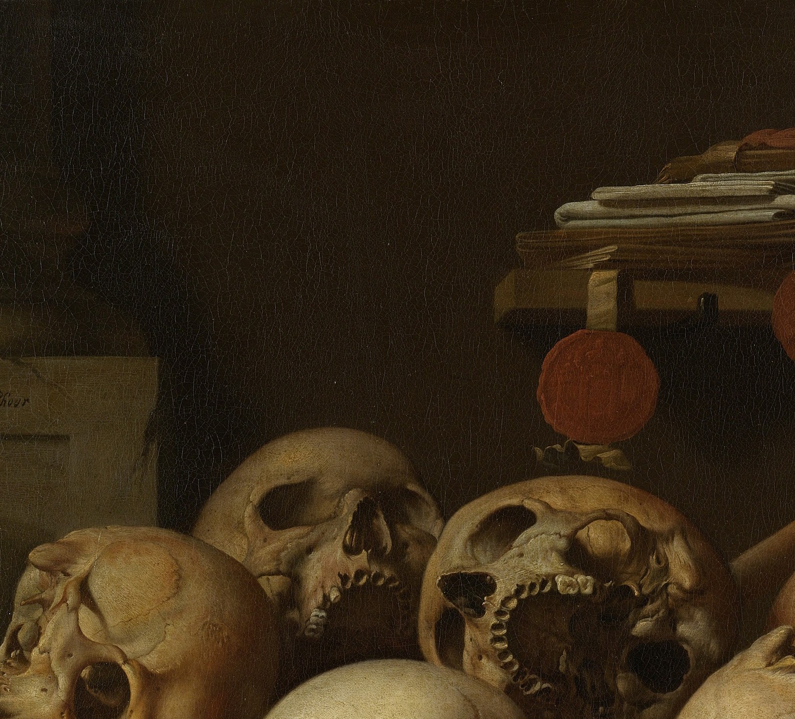 But this is a still life. Composed like fruit in a bowl.