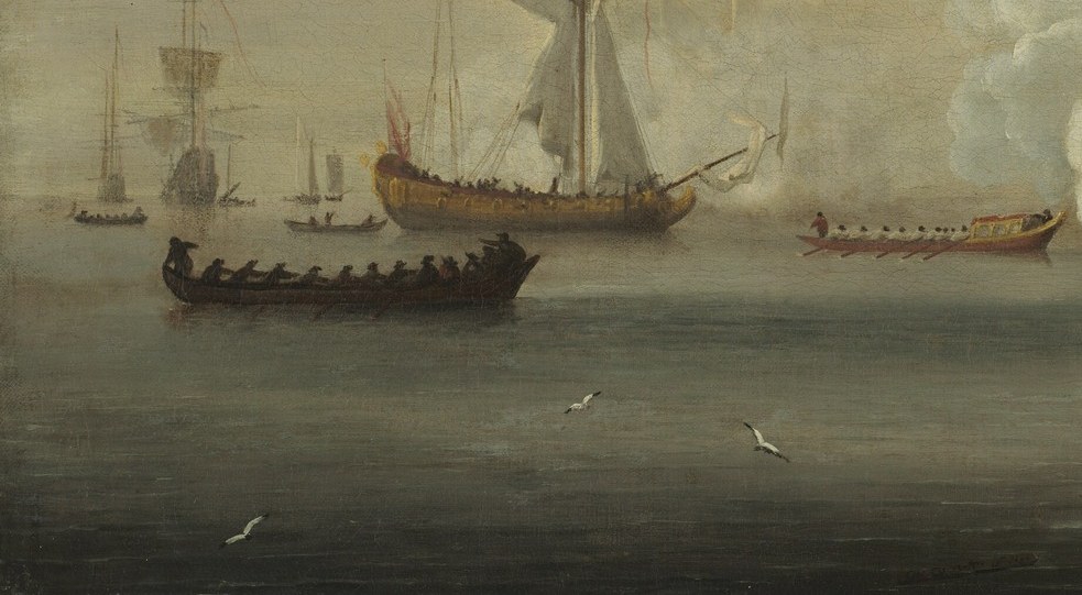 He poured his father's chalk drawings onto the canvas, in oil.