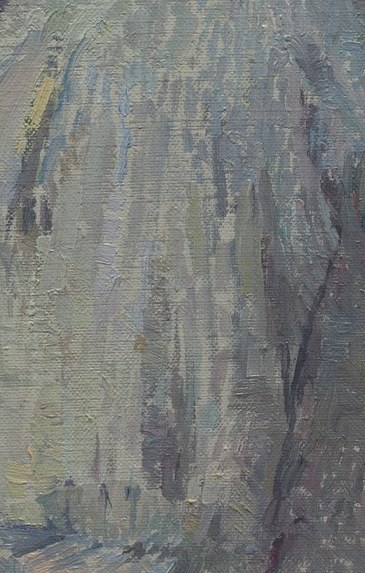 The visible brushstrokes create texture, typical of Post-Impressionism.
