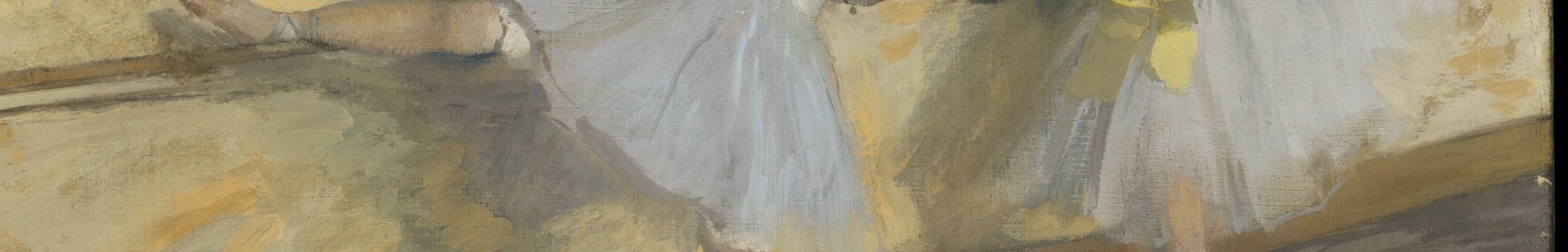 But this painter, Edgar Degas, showed the hidden work.