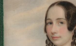 Artists used watercolor on ivory for delicate, luminous portraits.