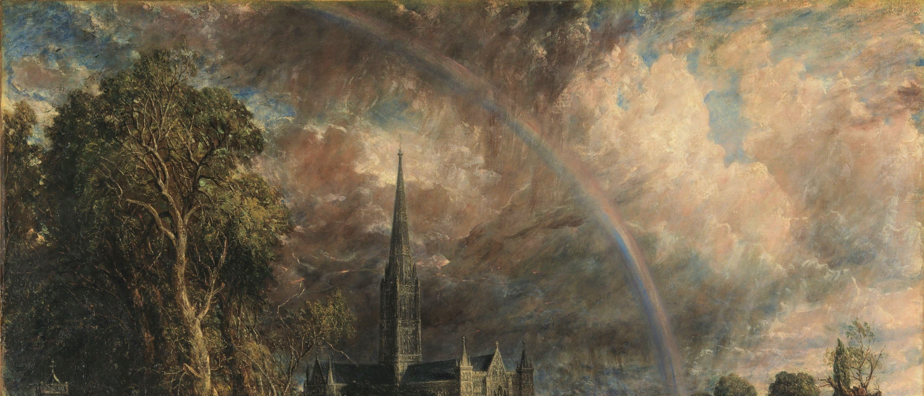 He painted it after his wife died, a huge storm in his life.