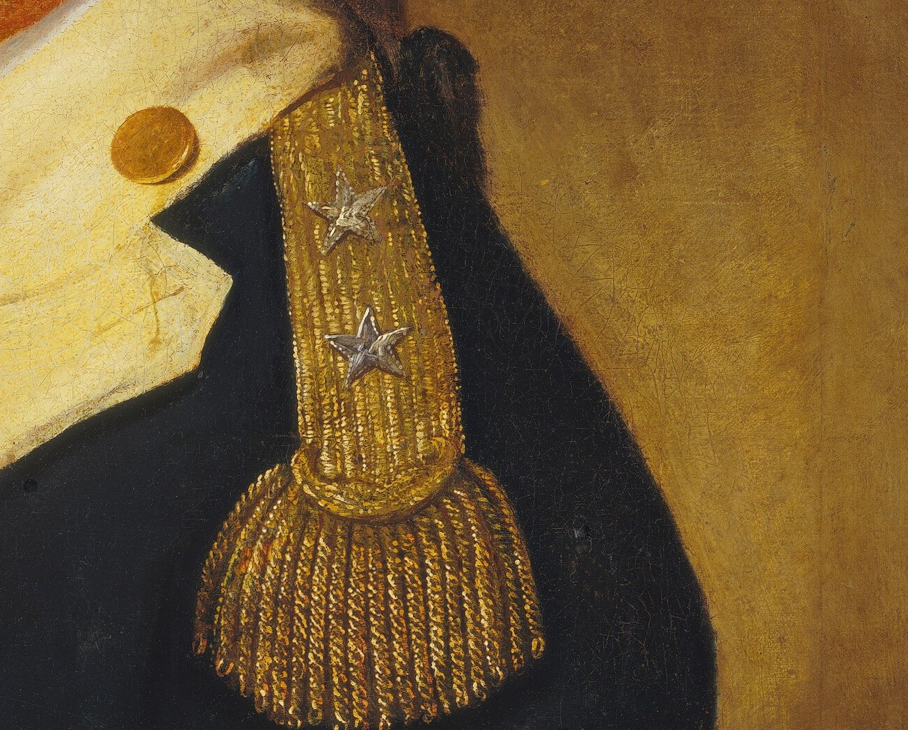 Look at the gold on his shoulder.