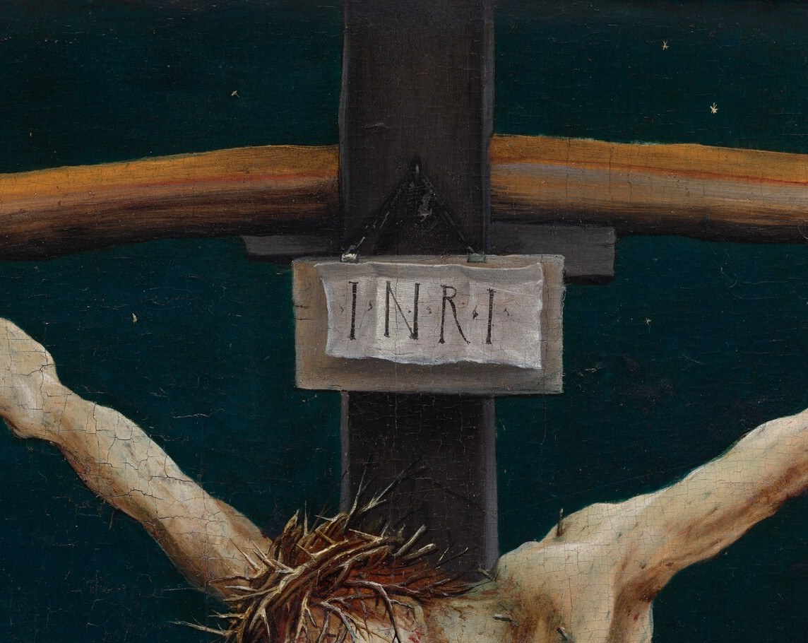 The monks treated patients in front of this image.