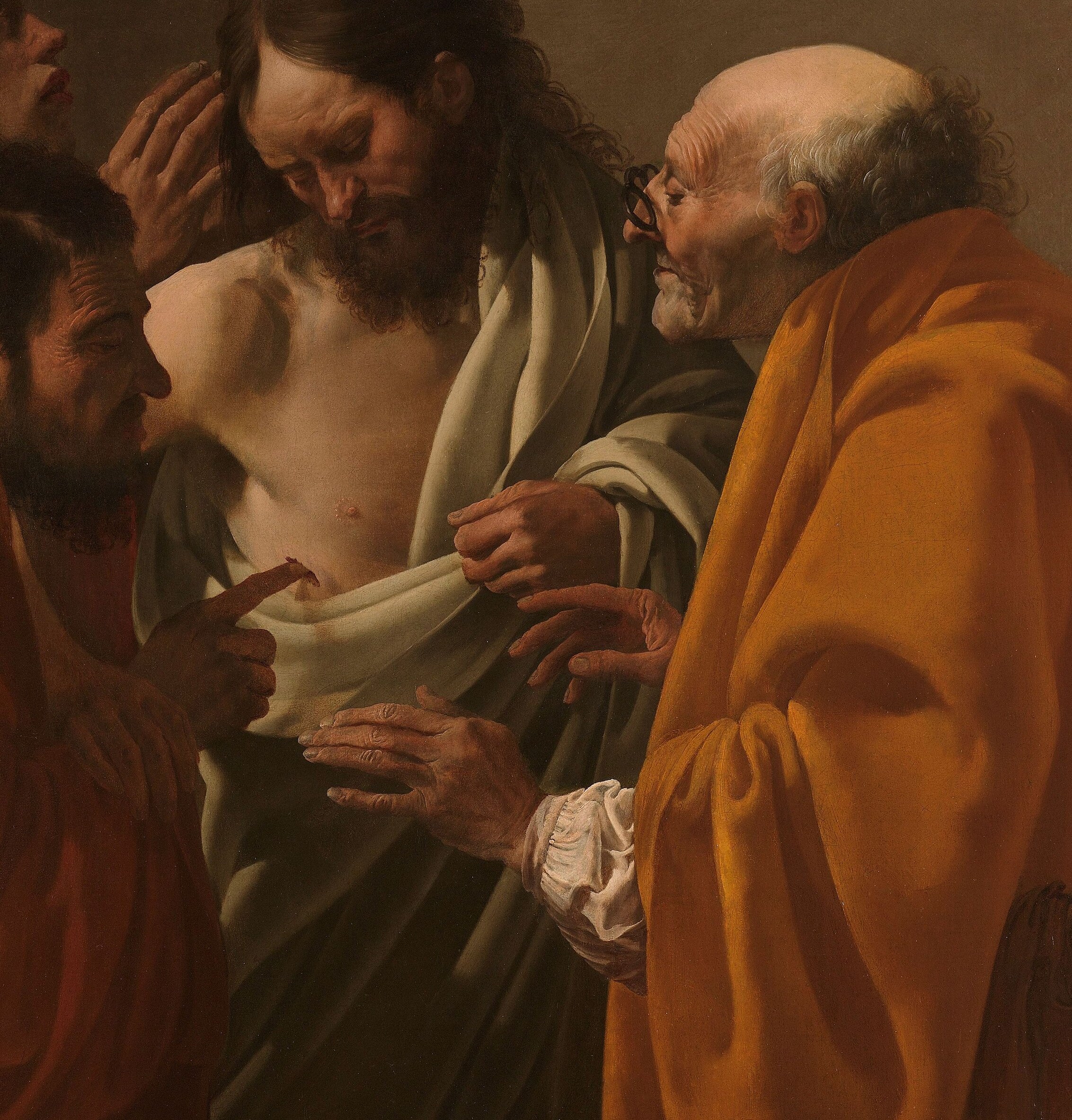 This light was Caravaggio's. Ter Brugghen brought it north.