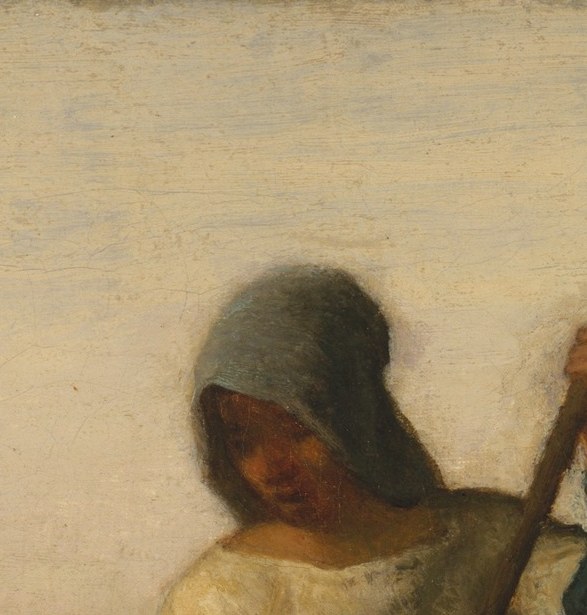 Millet died in 1875. His widow sold this painting fourteen years later.