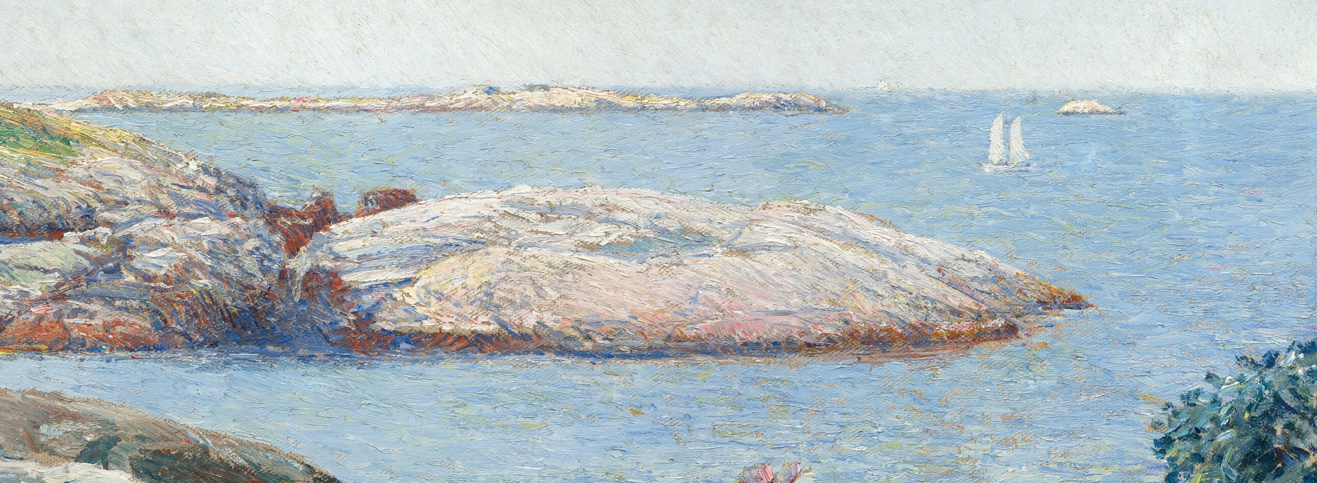 The serene expanse of blue water evokes a feeling of peace and the vastness of the ocean.