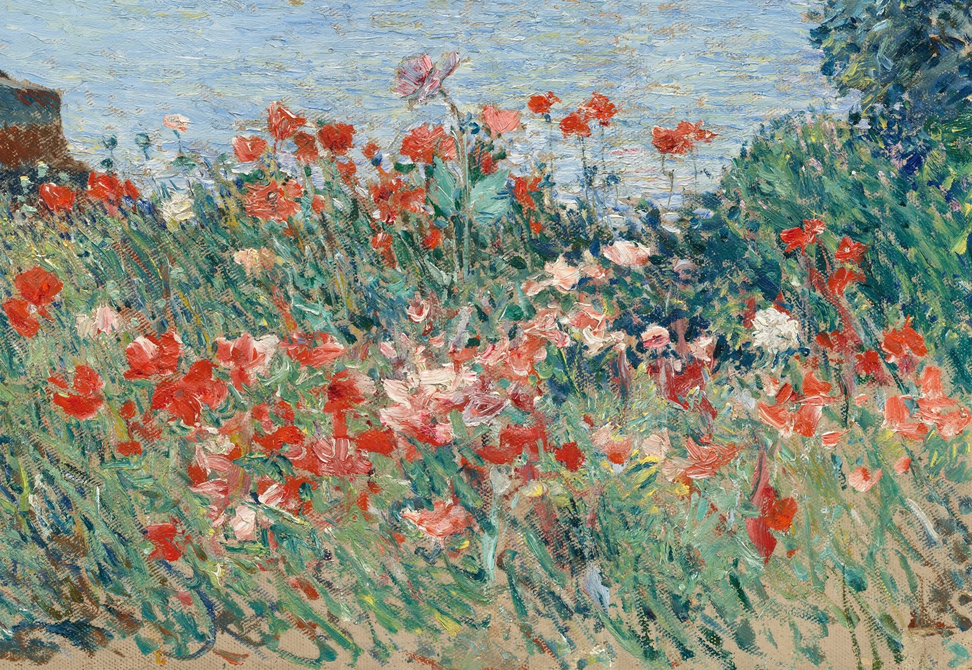 He used rapid, loose brushstrokes, a new technique then.