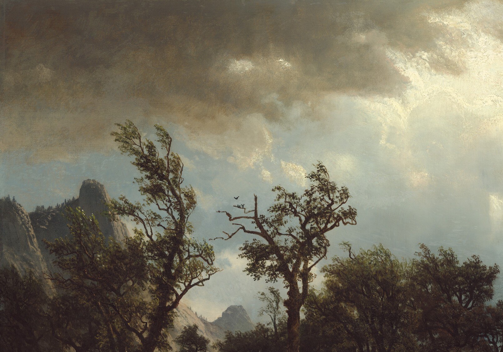 He knew how to make light glow, even as a storm gathers.