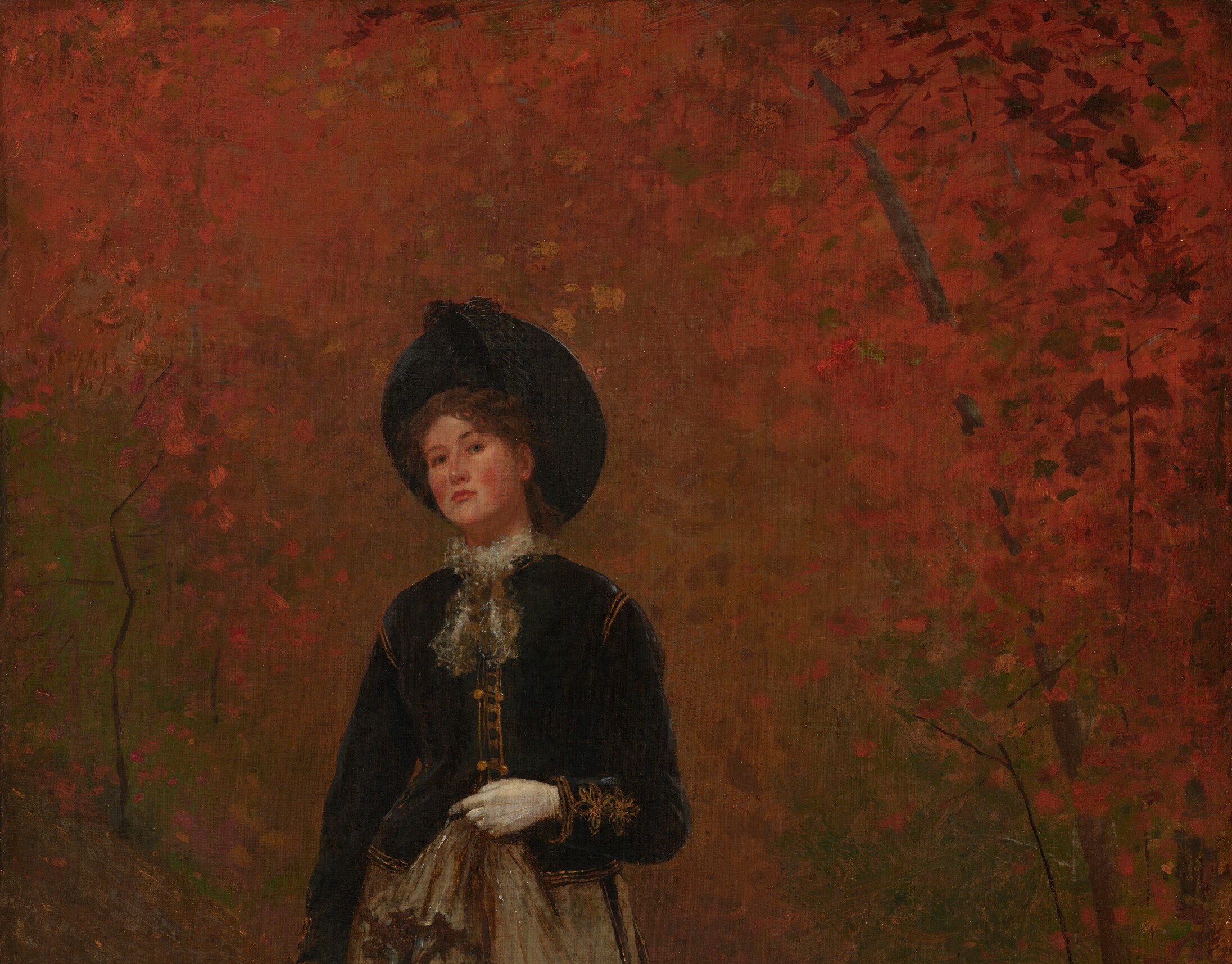 He captures the quiet contemplation of autumn.