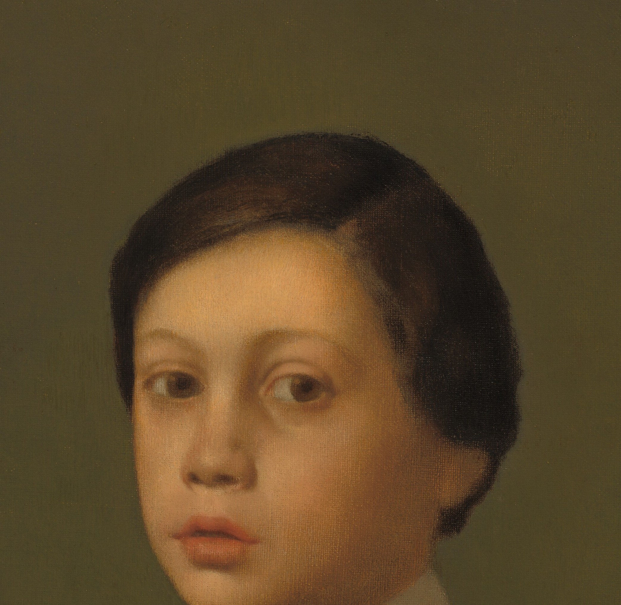What remains is a brother holding a pose, and a painter learning how to see the person inside it.