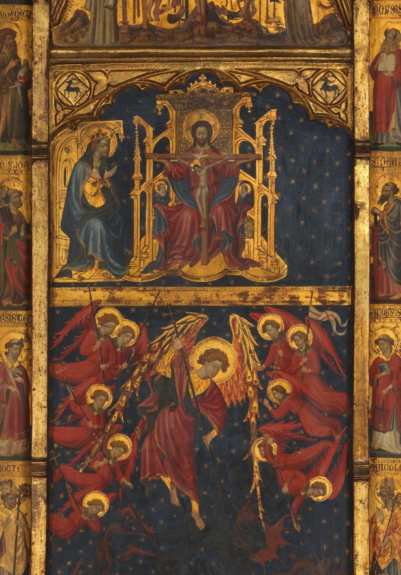 So the painter built heaven from real light.