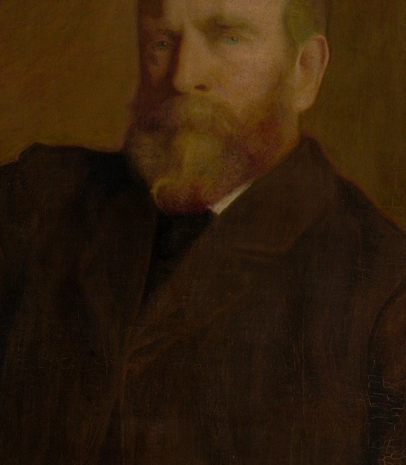 He painted this portrait shortly after George's death.