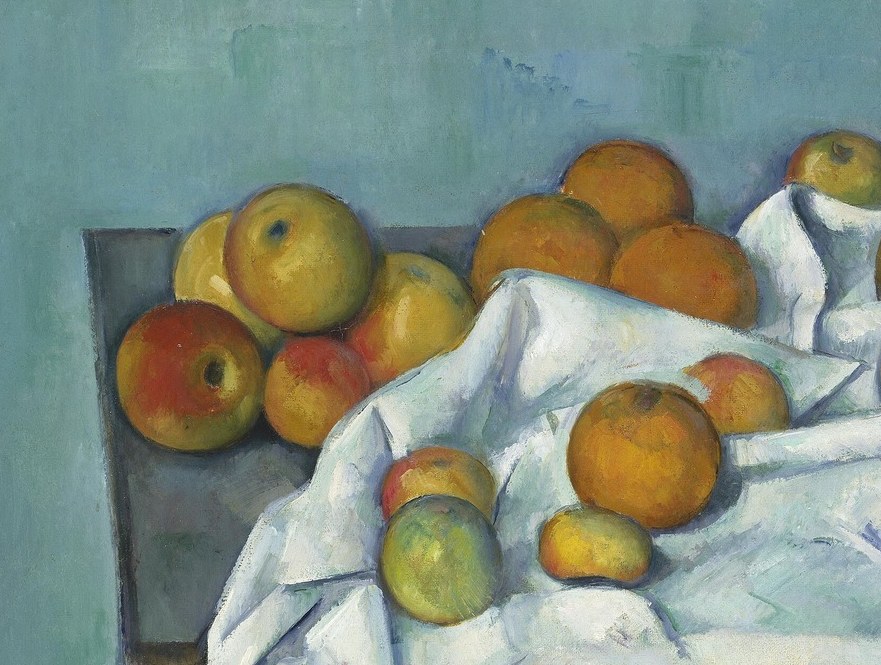 His brushwork creates palpable texture across the canvas.