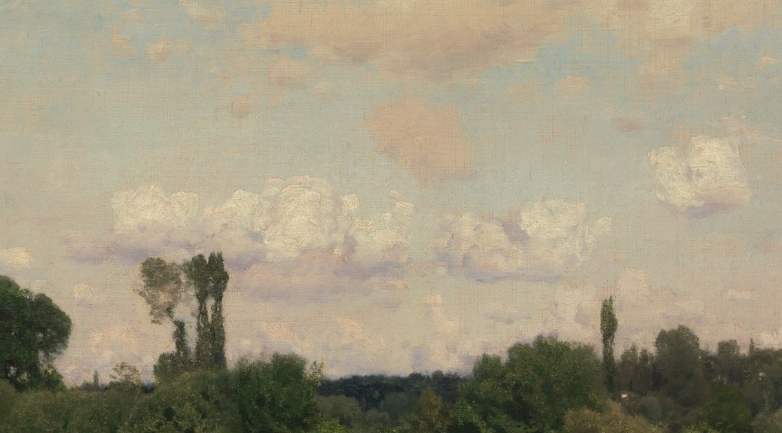 The trick laid bare: a landscape is just a pattern of marks that believe in light.