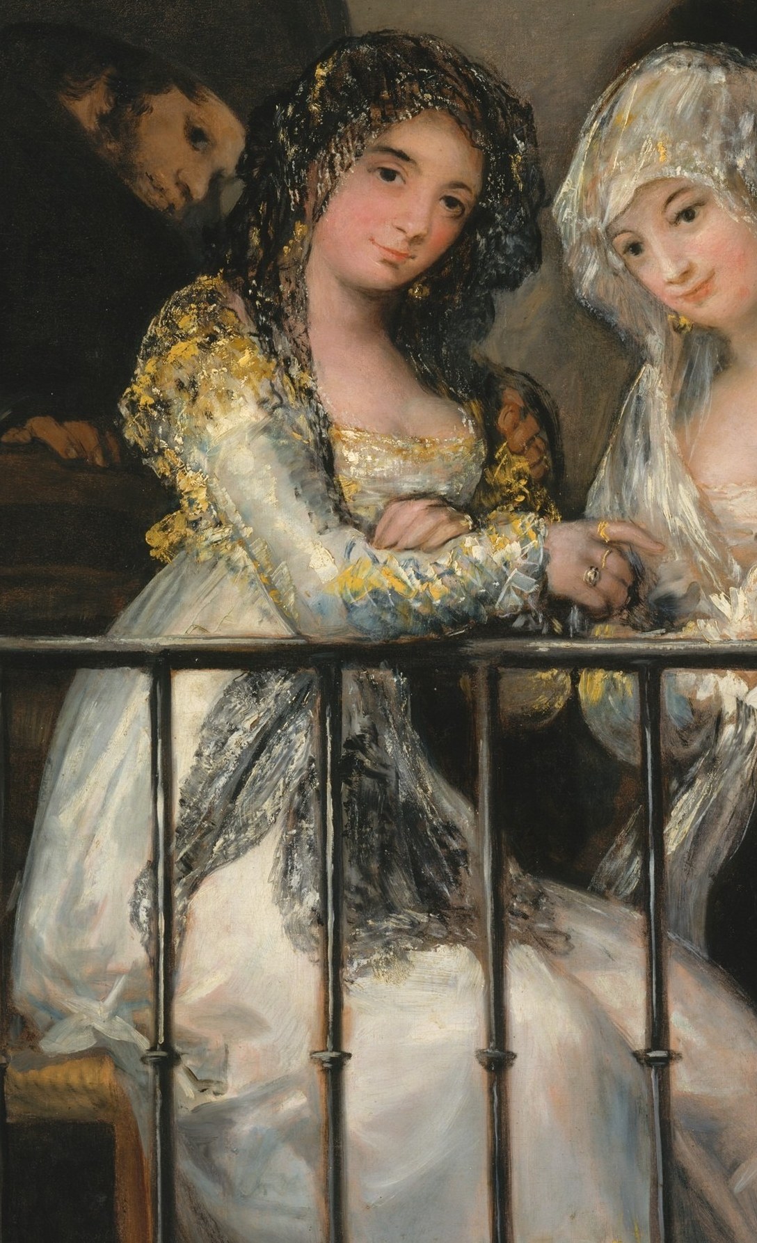 Goya painted their clothes with loose, dazzling speed.