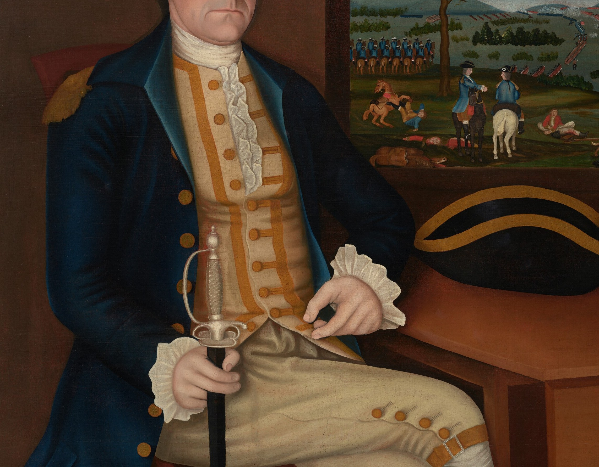 His name was Samuel Chandler. A captain.