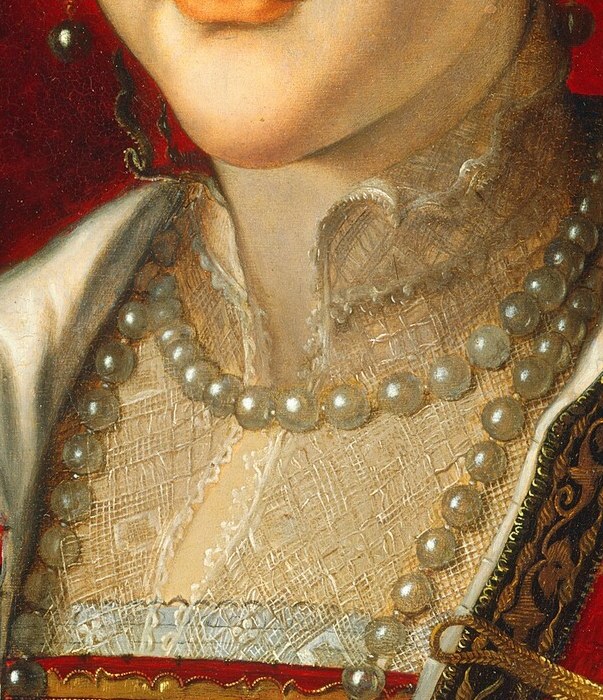 Her pearls alone could fund a small army.