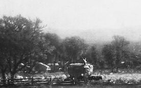 The artist was famous for painting cattle in serene landscapes.