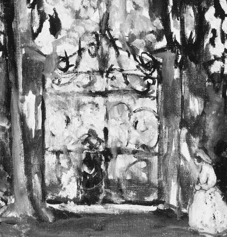The central focus, its intricate metalwork suggests a passage between worlds or states.
