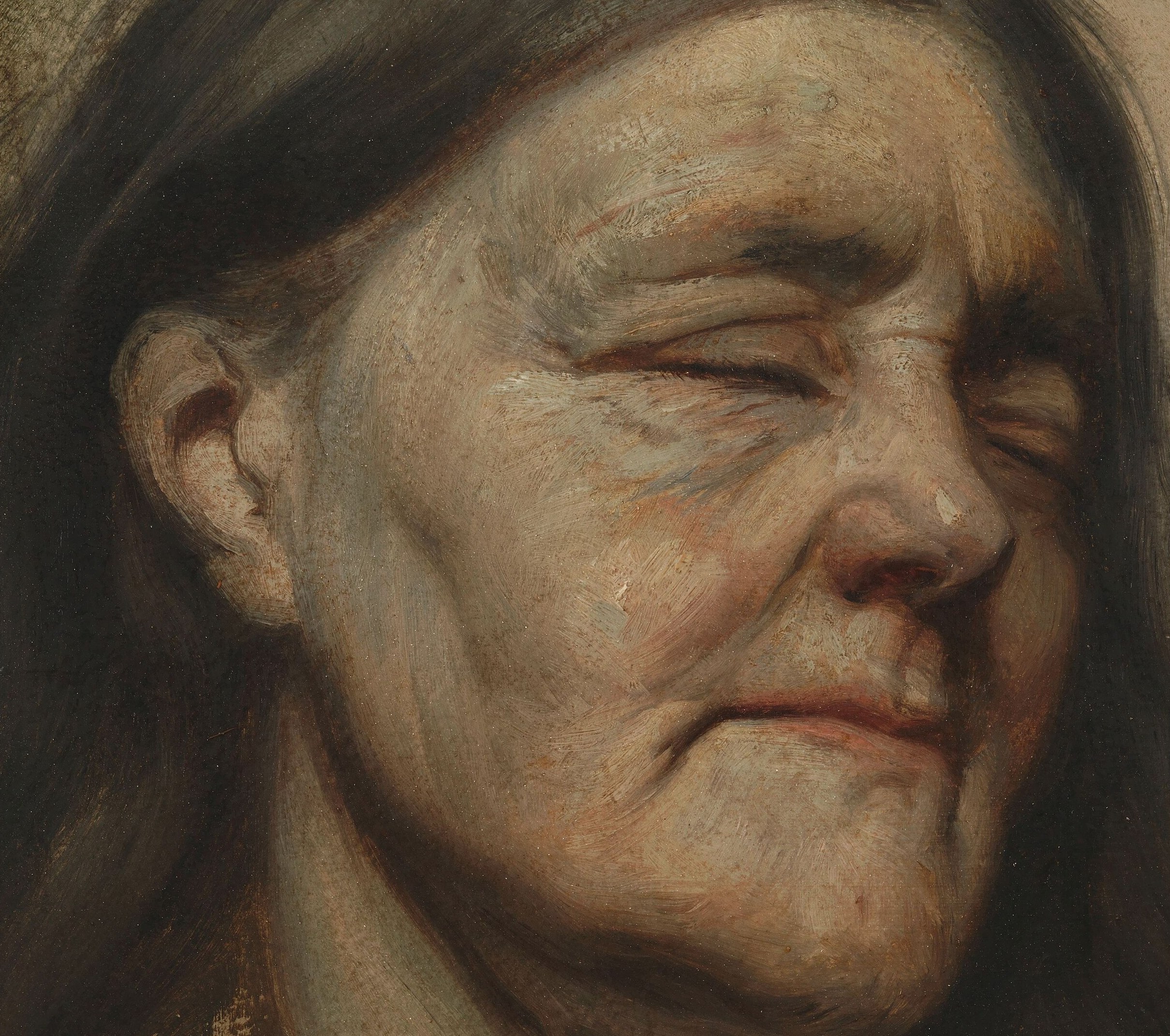 Her face is a map of her experiences.