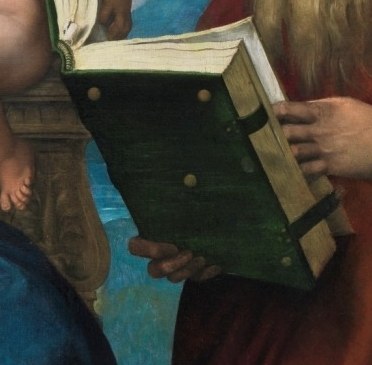 He is Saint Jerome, who translated the Book of Tobit.