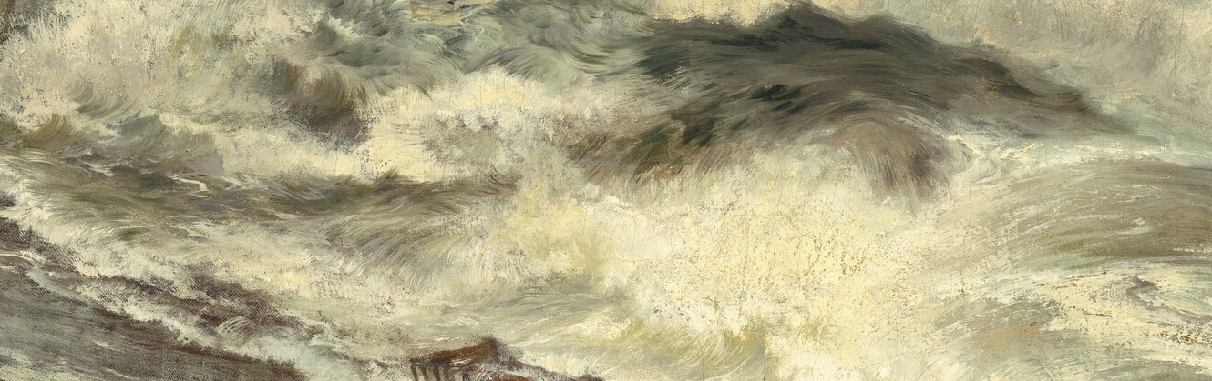 Look closely at the churning foam and powerful currents.