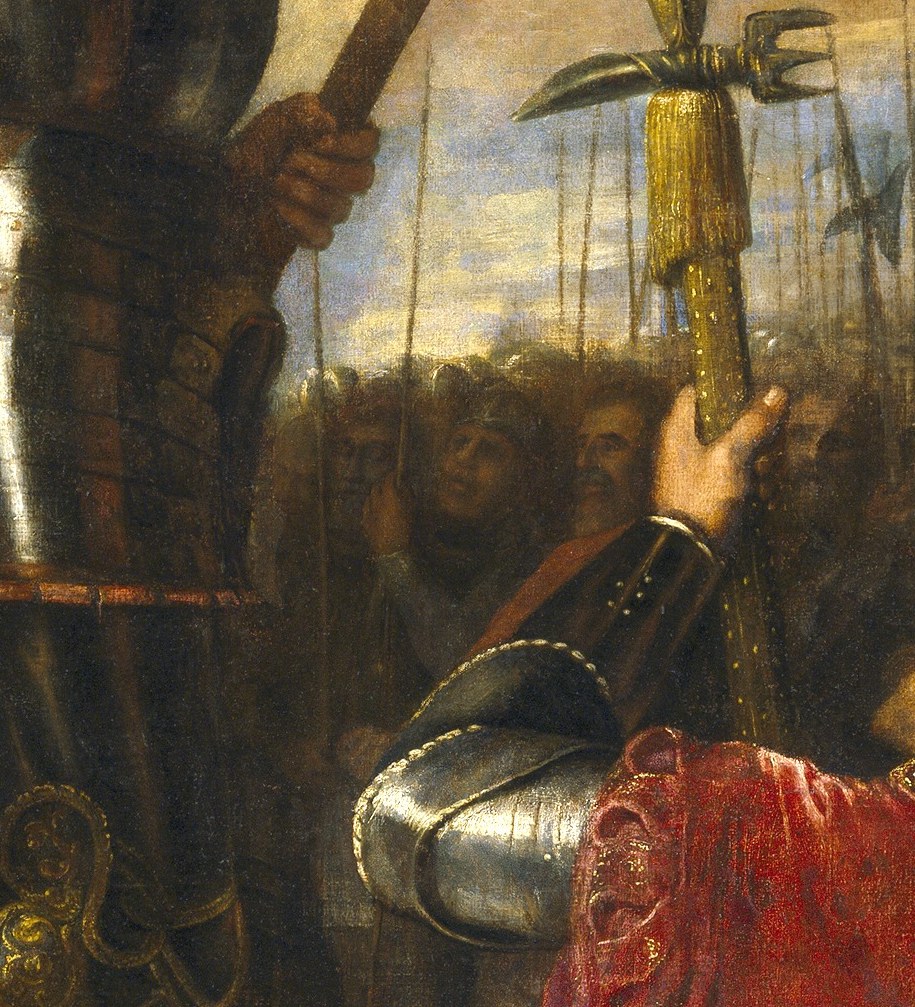 Polished steel, a loyal crowd: the whole argument for his rank.