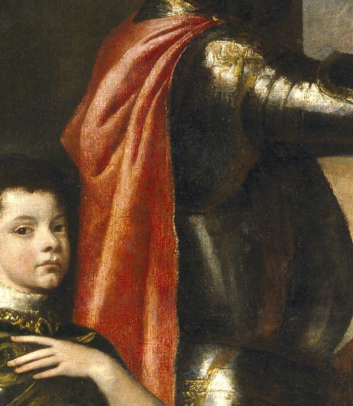 He is not a servant. He is Alfonso's own son.
