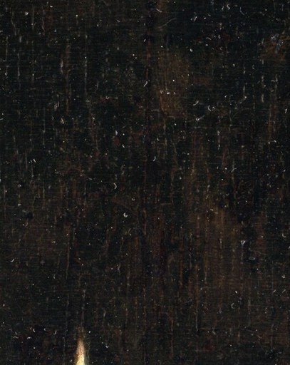 The entire painting's drama radiates from this one point; Dou's signature candlelight technique , a Rembrandt inheritance , makes the flame a symbol of learning itself as much as a light source