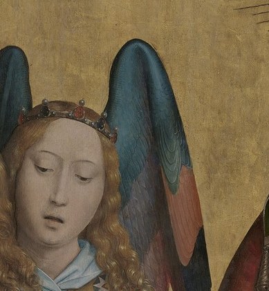 He was known for meticulous detail, like these angel wings.